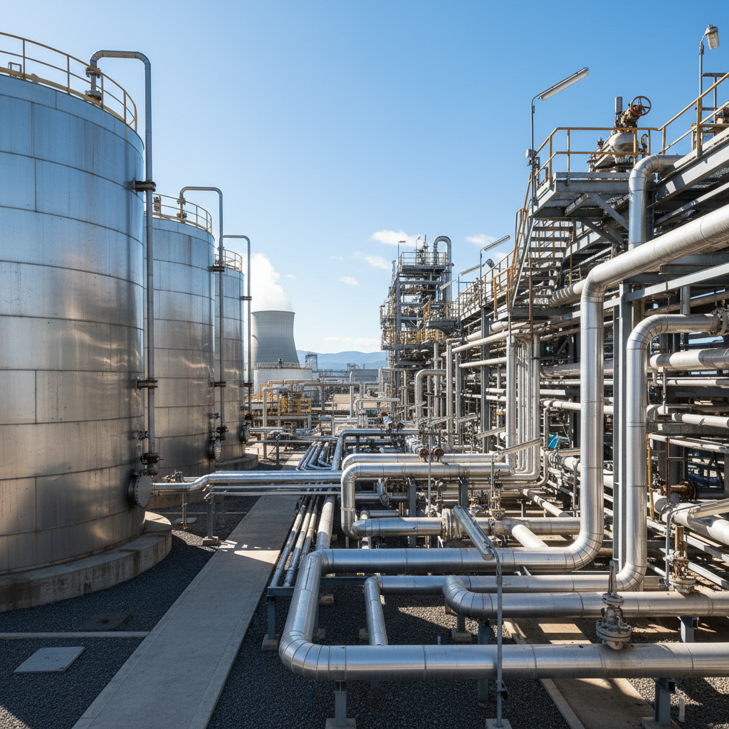 Advanced process design facility with industrial equipment and engineering workstations